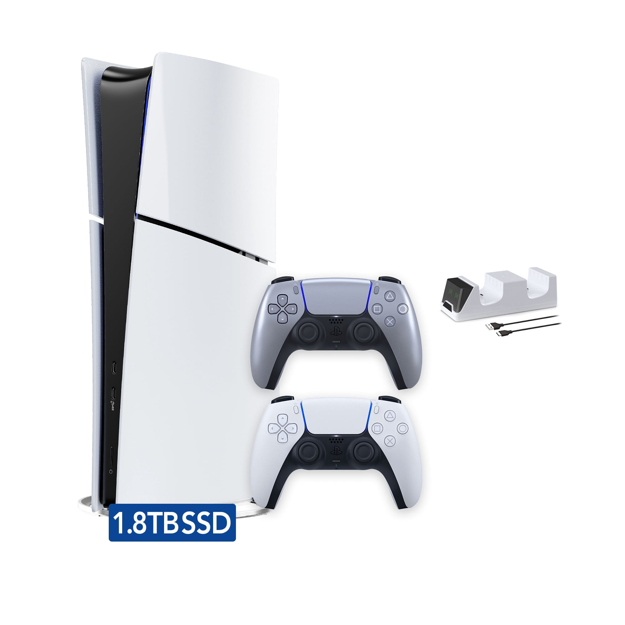 PlayStation 5 Slim Disc Edition + Extra DualSense Bundle